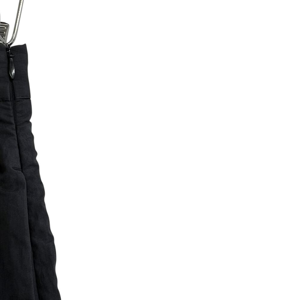 Brunello Cucinelli Pleated Asymmetric Skirt Cotton Navy Blue Size US 8 - Picture 6 of 14